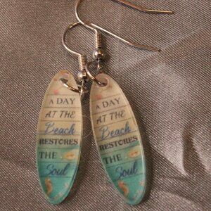 Surfboard earrings